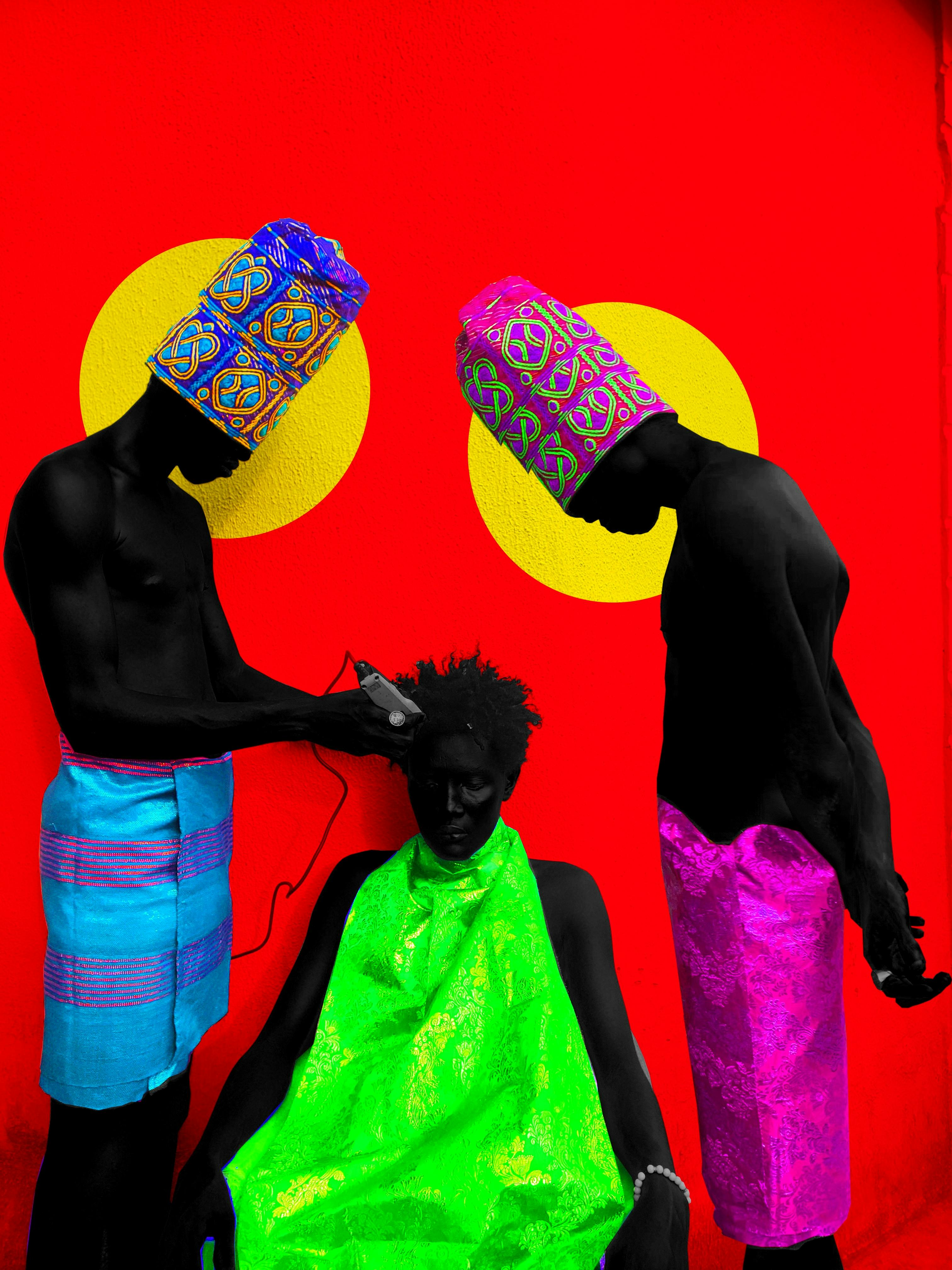 The influence of the Yoruba Cultural Headpieces on his art - Sanjo Lawal